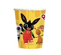 amscan 9911884-66 Lot de 8 gobelets en papier Motif Bing Bunny Multicolore