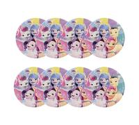 amscan 9911890-8 assiettes My Little Pony fête d'anniversaire enfant ronde papier 23 cm