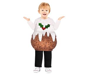 amscan 9912303 - Déguisement de pudding de Noël pour enfant - 2-3 ans
