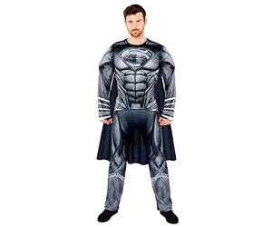 amscan 9912955 Justice League Snyder Superman Combinaison pour homme Noir Taille L