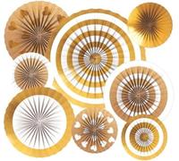 amscan 9913248 Lot de 8 éventails décoratifs pour Mariage et Anniversaire
