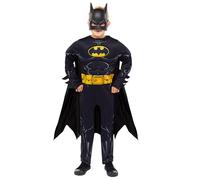 amscan 9913333 Désguisements Batman Des Bandes Dessinées Pour Enfants Garçons 3-4 Ans, Noir