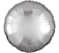 Amscan 9914086, Ballon jouet, film plastique, argenté, 5 pièce(s)
