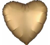 amscan® 9914102 Ballon de baudruche cœur or - Ø 43 cm