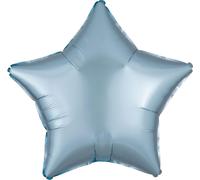 amscan 9914118 Silk Lustre PastelBlue Str PKG