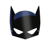 8 MASQUES ENFANT CARTON NOIR BATMAN GOTHAM CITY