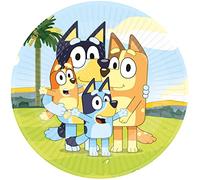 amscan 9915378 Lot de 8 assiettes en papier Bluey 23 cm