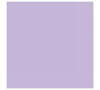 Amscan 9915402-212 - Serviettes de table compostables écologiques Lilas pastel - Lot de 20