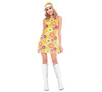 amscan 9915489 Déguisement pour adulte Flower Power des années 60