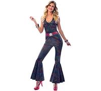 amscan 9915547 Déguisement de diva disco des années 70 Multicolore Taille 40-42