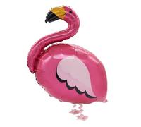 Amscan 9915931 - Ballon qui marche Flamingo Ballon en aluminium 83cm x 71cm