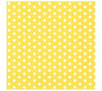 Amscan 9916382 Lot de 20 serviettes de table Motif pois d'or