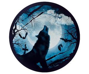 Amscan 9916706-66 - Halloween Round Paper Plates Haunted Forest 23 cm - 8 Pack
