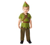 Amscan 9916791 - Boys World Book Day Peter Pan Babies Fancy Dress with Hat Age: 3-6m