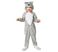 amscan 9916816 - Costume de loup à capuche pour enfants de 8 à 10 ans