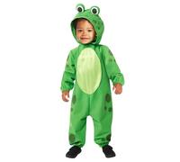 Amscan 9916859 - Costume Unisexe à Capuche Pour Bébé, Déguisement De Grenouille, Pour La Journée Mondiale Du Livre, âge: 6-12 Mois