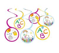 amscan 9917047 Spirale décorative pour école, Multicolore, 60 cm