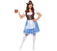 amscan 9917571 Déguisement de Miss Bavière Oktoberfest pour femme Taille 44-46