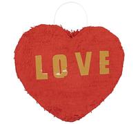Amscan 9917719 - Jeu de la Saint-Valentin coeur de pinata extensible - 45cm x 47.5cm