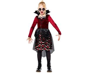 amscan 9917904 - Déguisement de vampire de minuit pour fille