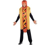 amscan 9918187 Désguisements Hot-Dog Pour Hommes Adultes Taille Très Grande, Marron