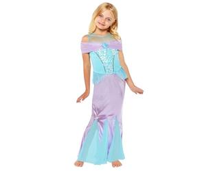 Amscan 9918380 - Costume De Déguisement De Sirène Magique Holographique Pour Filles, âge: 6-8 Ans