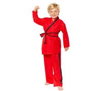 Amscan 9918494 - Unisex Officially Licensed Cobra Kai Eagle Fang Kids Fancy Dress Costume Age: 10-12yrs