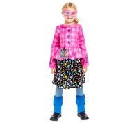 Amscan 9918539 - Girls Officially Licensed Harry Potter Luna Lovegood Kids Fancy Dress Costume Age: 12-14yrs, Rose