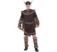 Costume De Fête Viking Médiéval Saxon Pour Adultes Halloween Guerrier