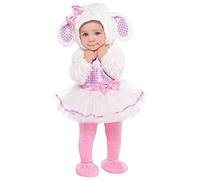 Amscan (997540) Lamskostuum voor kinderen en meisjes (6-12 m) 6-18 Meses