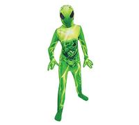 Amscan - 997689 - Extraterrestre - Déguisement pour Garçon - 4-6 Ans, Vert
