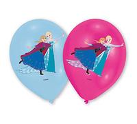 amscan 6 Ballons de baudruche La Reine des Neiges - Rose - Taille Unique