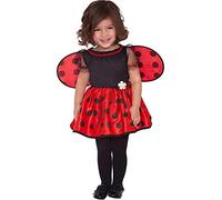 amscan-999672 Coccinelle Little Ladybug Costume Classique 2-3 Ans, 9908149, Rouge