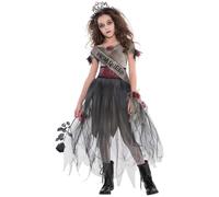 amscan 999864 Déguisements Reine Du Bal Zombie Pour Enfants Filles 10-12 Années, Gris