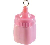 Amscan Adorable Poids pour biberon Rose - 82,2 g (Lot de 1) - Durable et Facile à Utiliser - Parfait pour Toutes Les Occasions festives