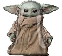 Amscan Air Walker 4224201 Ballon en aluminium standard Star Wars Mandalorien The Child, ballon à l'hélium