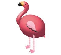 Amscan Airwalker - Flamant rose : Ballon gonflé à l'hélium : Gonflé à l'hélium