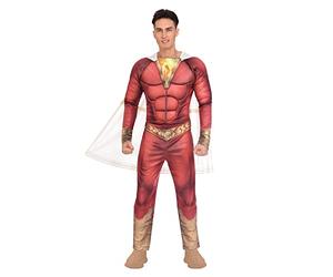 amscan amscan-9906144 Déguisement Shazam Warner Bros pour Homme Taille, 9906144, Multicolore, XL
