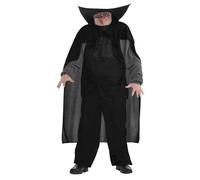 amscan amscan-9907335 Costume de Cavalier sans tête pour Enfant (6-8 Ans), Unisexes, Uni, 9907335, Noir