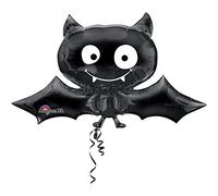 Amscan Anagram 2720901 Ballon en aluminium chauve-souris noir 104 cm