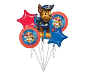 Amscan Anagram 3911001 Bouquet de ballons en aluminium Paw Patrol 5 pièces