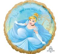 Amscan Anagram 3979801 Ballon rond en aluminium Motif princesse Disney Cendrillon 45,7 cm