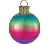 Amscan Anagram 4042401 - Kit de boules de Noël ombrées arc-en-ciel 40,6 cm