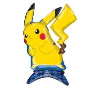 Amscan Anagram 4257211 Ballon Pokémon Pikachu assis Jumbo 61 cm