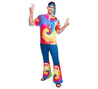amscan Années 1960 Free Spirit Man Costume Size Standard