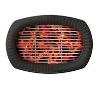 Amscan assiettes BBQ 24 x 16 cm carton noir/orange 6 pièces Oranje G