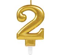 amscan Assiettes en Carton, doré, 21