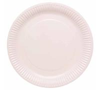 amscan-Assiettes en Carton Rose Clair, 9915400-201-66