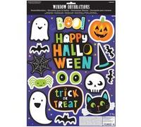Amscan autocollants de fenêtre Halloween Friends junior vinyl 6-pièces Multicolor G