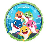 Amscan Ballon rond en aluminium Baby Shark 43 cm Multicolore